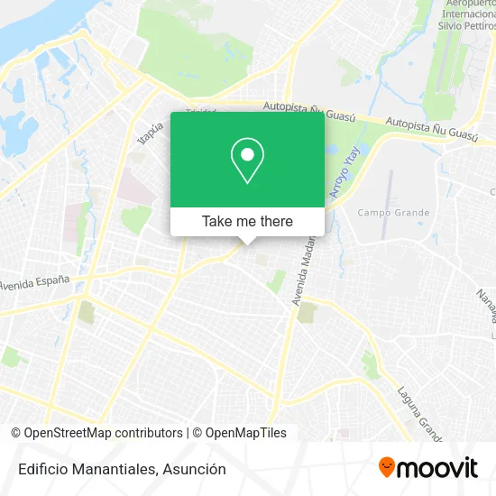 Edificio Manantiales map