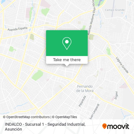 INDALCO - Sucursal 1 - Seguridad Industrial map