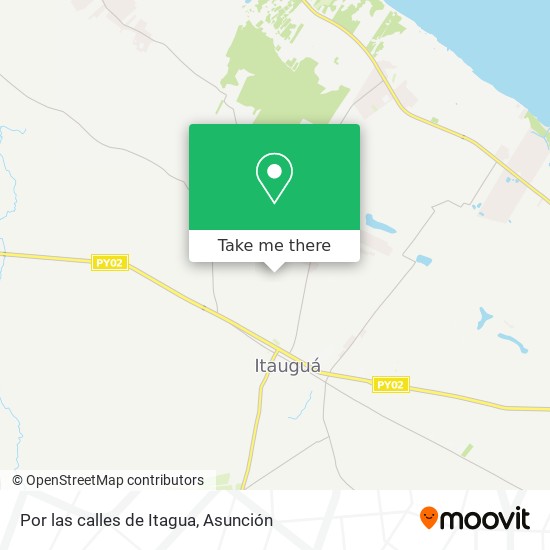 Por las calles de Itagua map