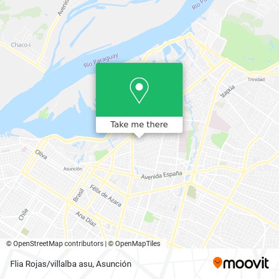 Flia Rojas/villalba asu map