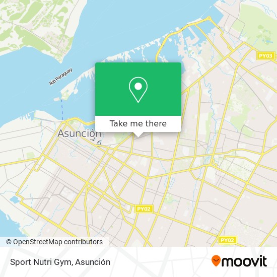 Sport Nutri Gym map