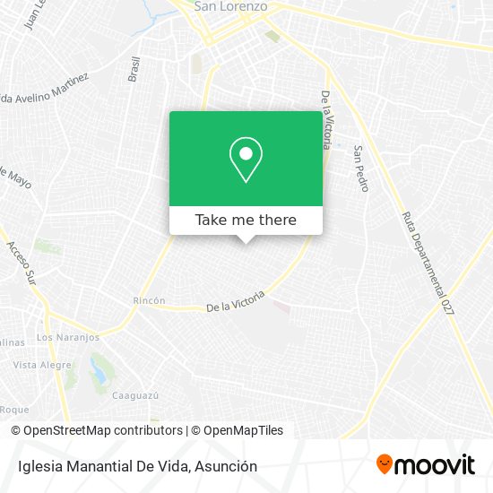 Iglesia Manantial De Vida map