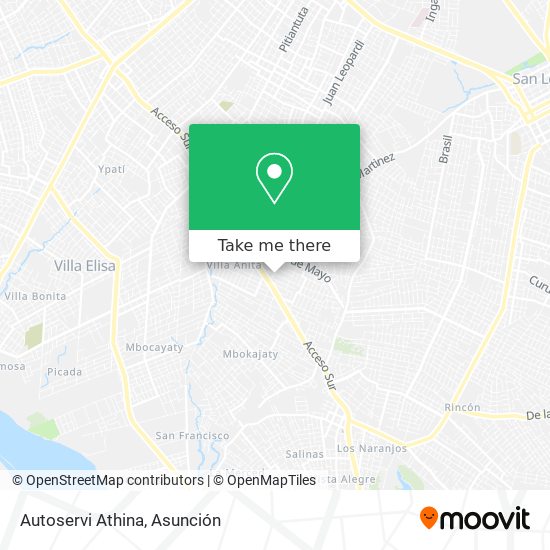 Autoservi Athina map