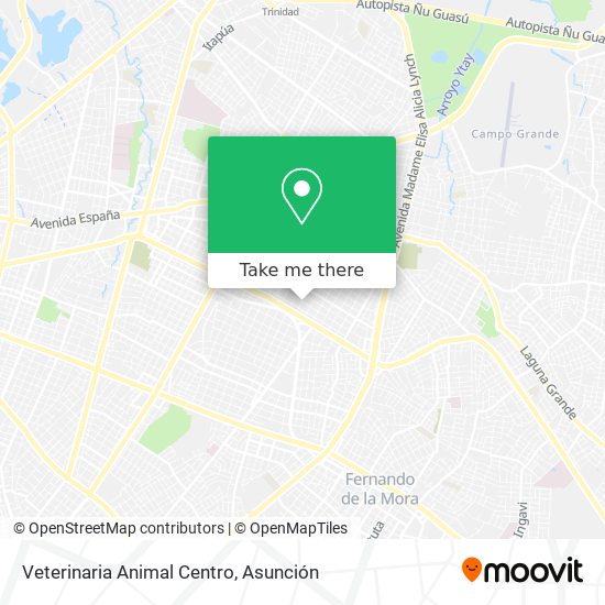 Veterinaria Animal Centro map