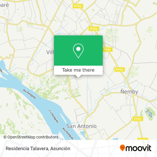 Residencia Talavera map