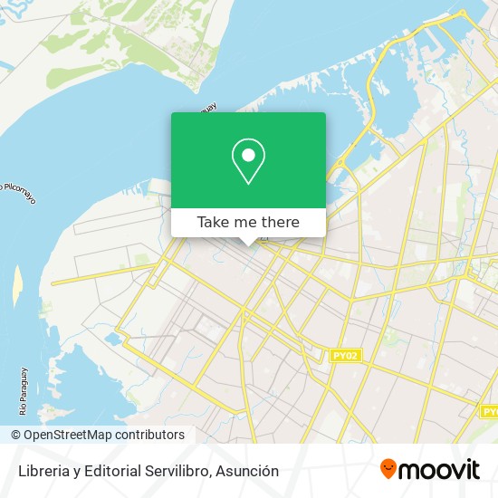 Libreria y Editorial Servilibro map