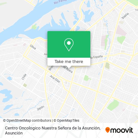 Mapa de Centro Oncologico Nuestra Señora de la Asunción