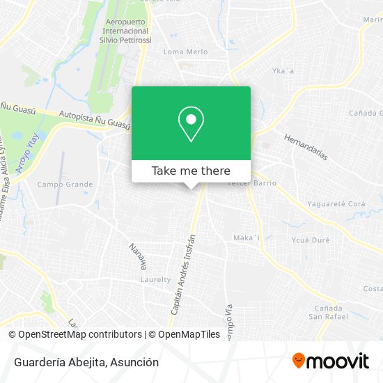Mapa de Guardería Abejita