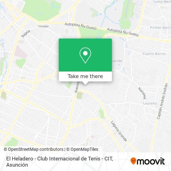 El Heladero - Club Internacional de Tenis - CIT map