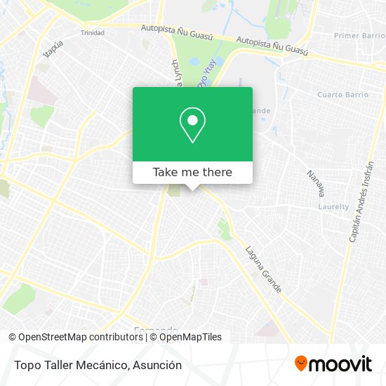 Mapa de Topo Taller Mecánico