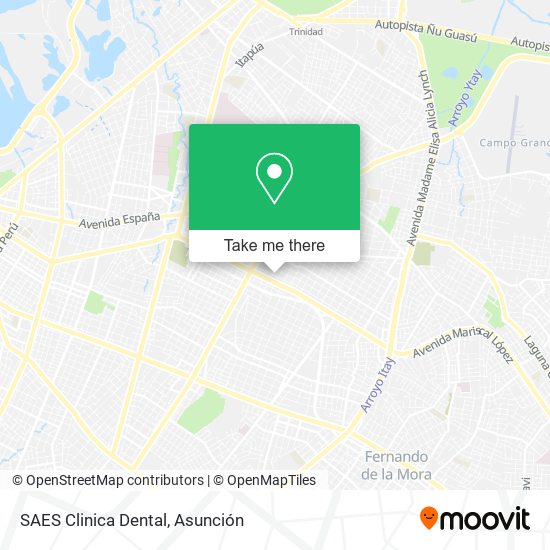 SAES Clinica Dental map