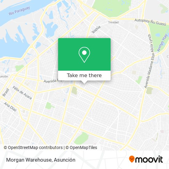 Morgan Warehouse map