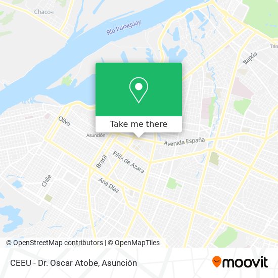 CEEU - Dr. Oscar Atobe map