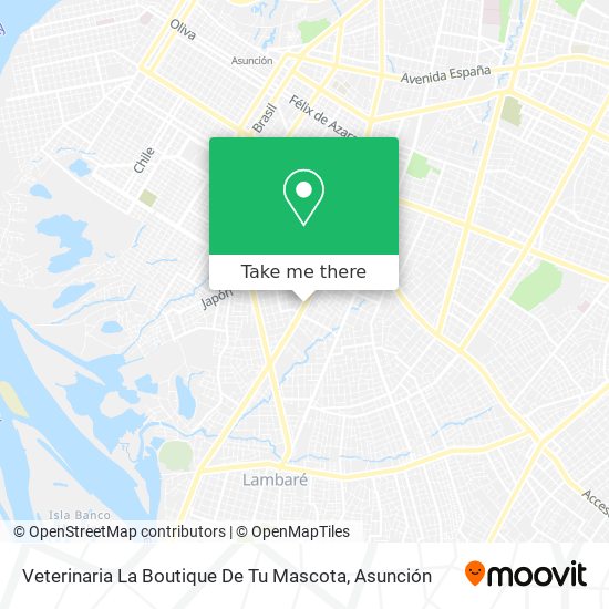 Veterinaria La Boutique De Tu Mascota map