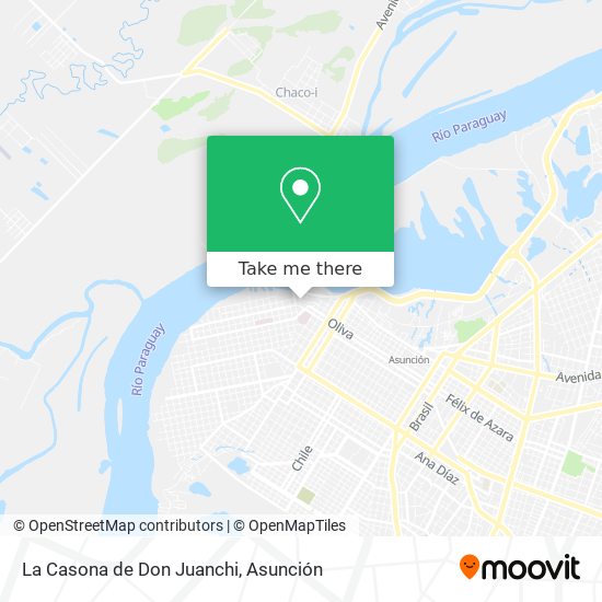 La Casona de Don Juanchi map