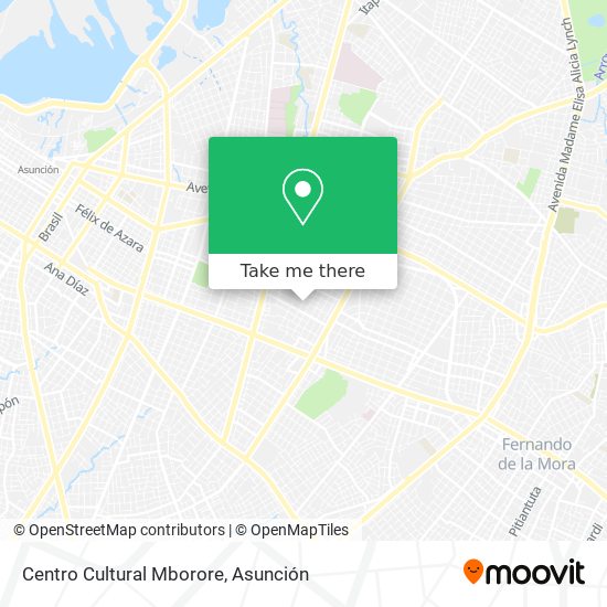 Centro Cultural Mborore map