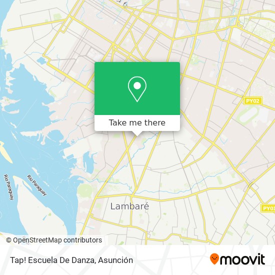 Mapa de Tap! Escuela De Danza