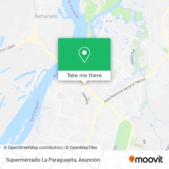 Supermercado La Paraguayita map