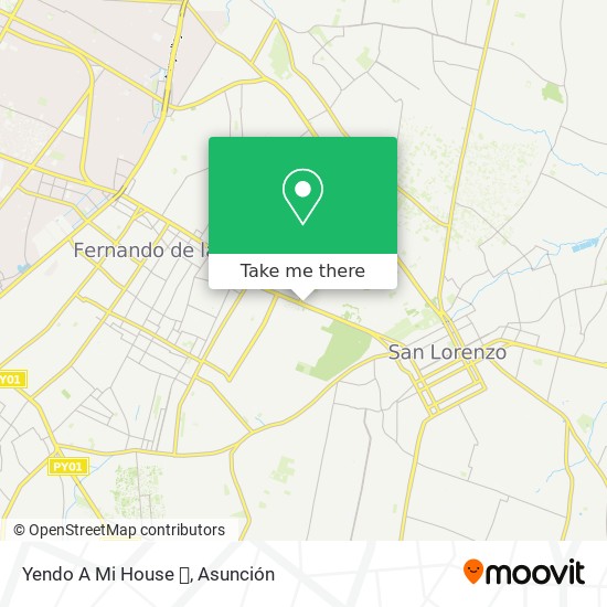 Yendo A Mi House 🏡 map