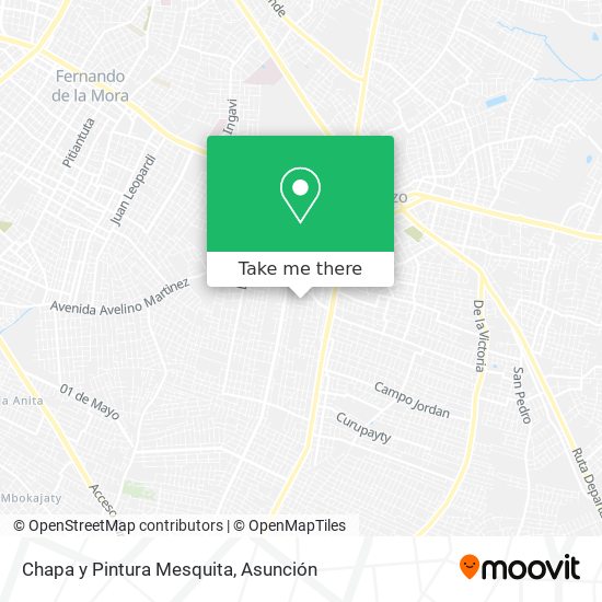 Chapa y Pintura Mesquita map