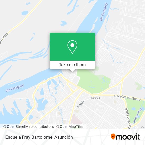 Mapa de Escuela Fray Bartolome