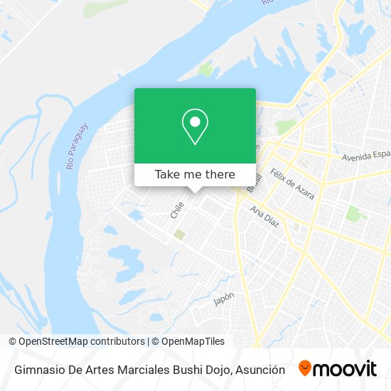 Gimnasio De Artes Marciales Bushi Dojo map