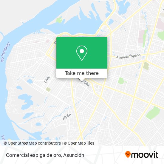 Comercial espiga de oro map