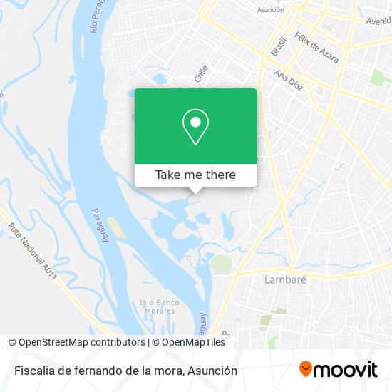 Fiscalia de fernando de la mora map