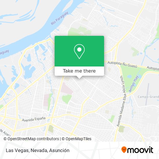 Las Vegas, Nevada map