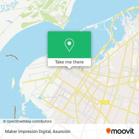 Maker Impresión Digital map