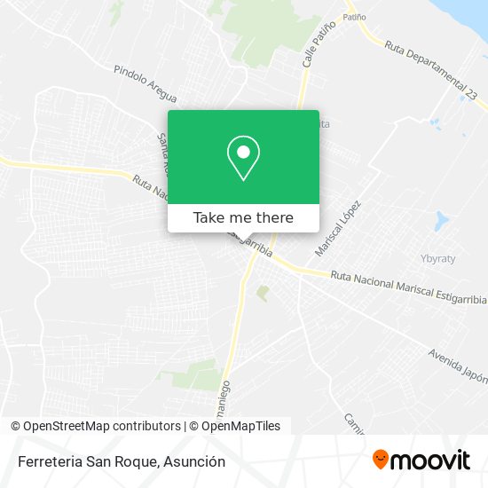 Mapa de Ferreteria San Roque