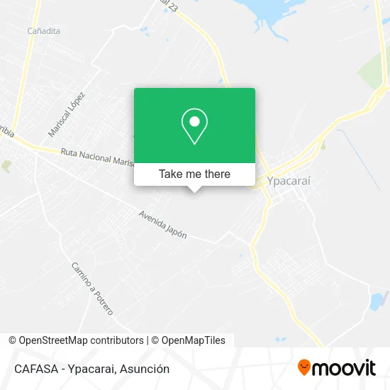 CAFASA - Ypacarai map