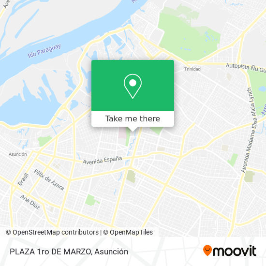 Mapa de PLAZA 1ro DE MARZO