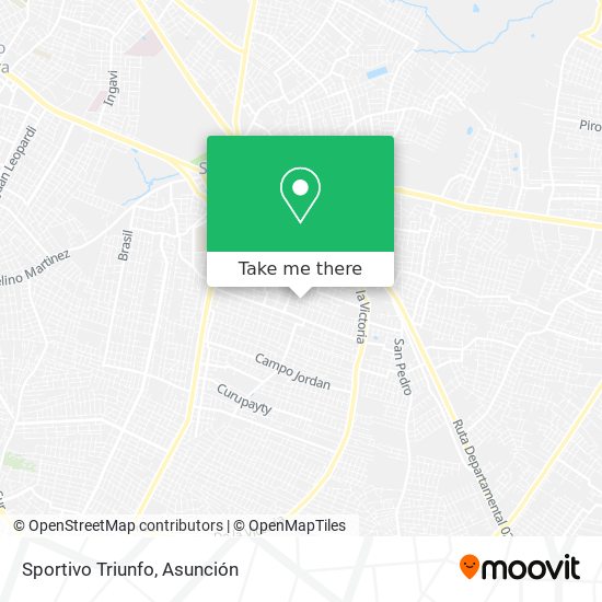 Sportivo Triunfo map