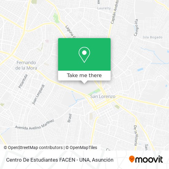 Centro De Estudiantes FACEN - UNA map