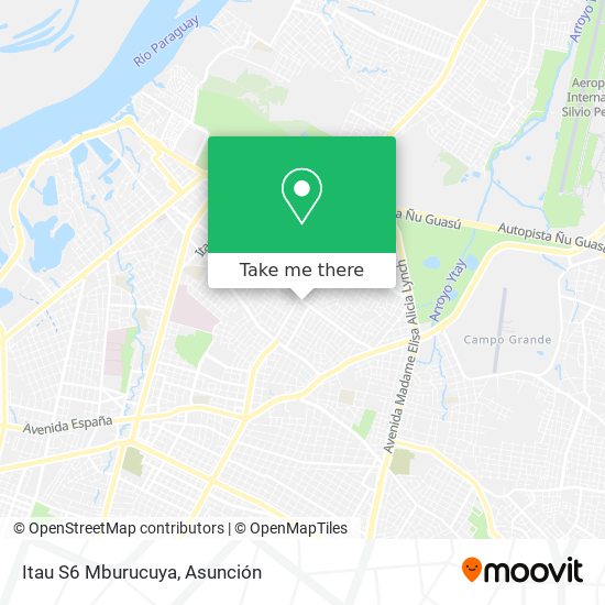 Mapa de Itau S6 Mburucuya