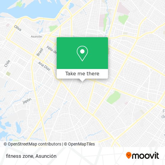Mapa de fitness zone