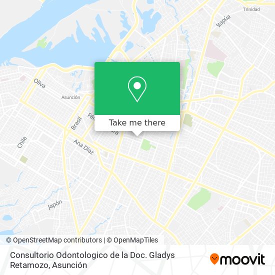 Consultorio Odontologico de la Doc. Gladys Retamozo map