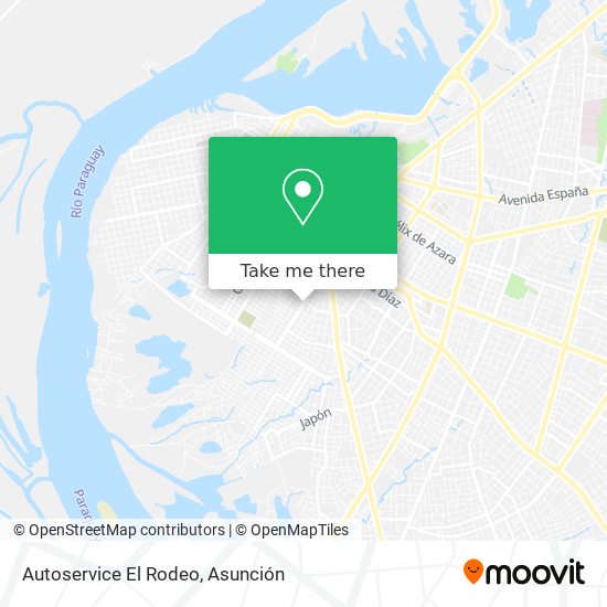 Autoservice El Rodeo map