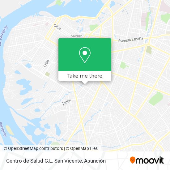 Mapa de Centro de Salud C.L. San Vicente