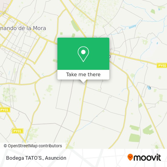 Bodega TATO'S. map