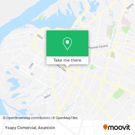 Ysapy Comercial map