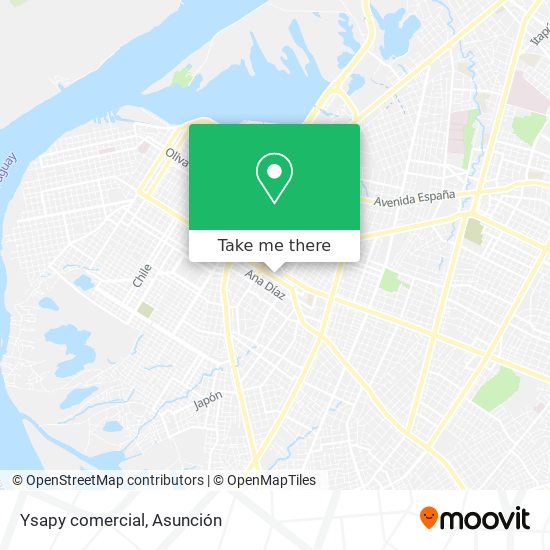 Ysapy comercial map