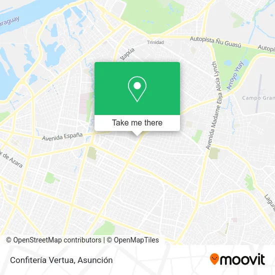 Confitería Vertua map