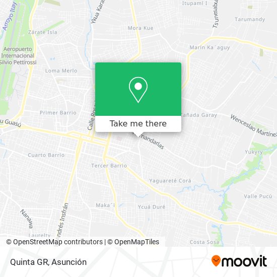 Mapa de Quinta GR