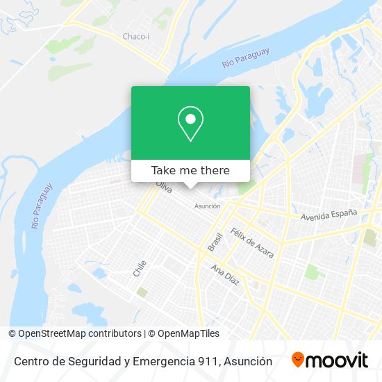 Mapa de Centro de Seguridad y Emergencia 911