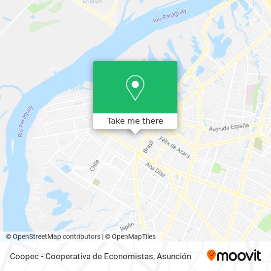 Coopec - Cooperativa de Economistas map