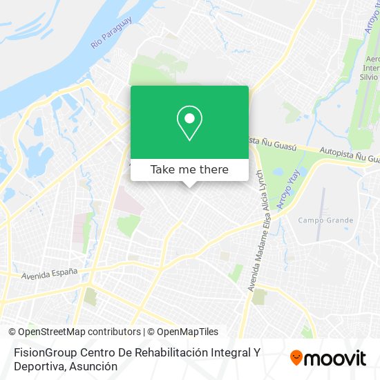 Mapa de FisionGroup  Centro  De Rehabilitación  Integral  Y Deportiva