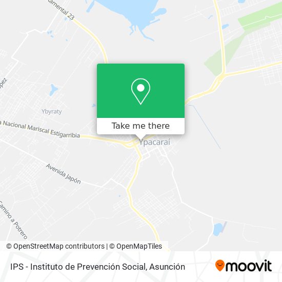 Mapa de IPS - Instituto de Prevención Social