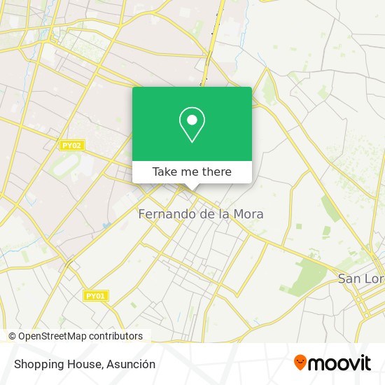 Shopping House map